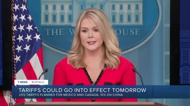 Western New York businesses react to President Trump's 25 percent tariff on Canadian imports