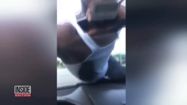 People Who Held Onto Hoods of Moving Cars