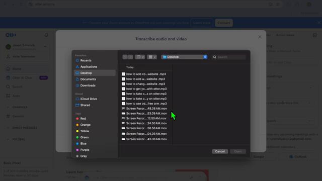 HOW TO UPLOAD SUBTITLES ON YOUTUBE FROM OTTER AI