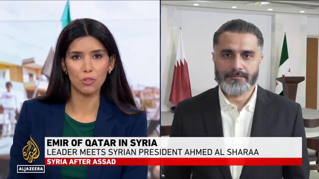 Qatari Emir visits Damascus to meet with Syrian President Ahmed al-Sharaa