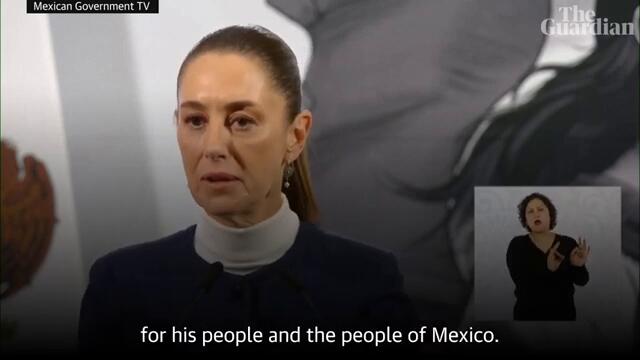 Mexico's president announces one-month pause in US tariffs