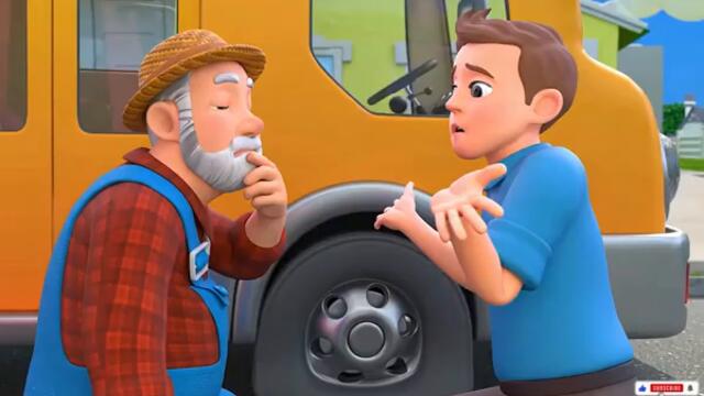 Wheels on the Bus | Baby Nursery Rhymes & Kids Songs|