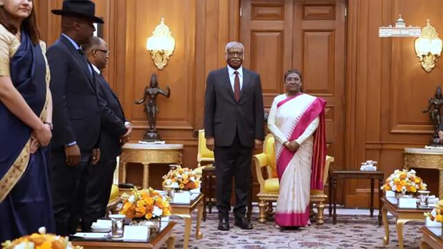 Mr Philemon Yang, President of the 79th session of UN General Assembly called on President Murmu