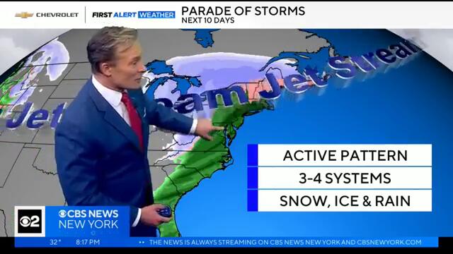 First Alert Weather: Snow arrives Saturday night in New York - 2/7/25