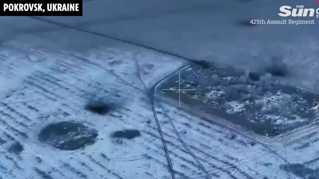 Ukrainian troops blast Russian convoy & pick off troops to halt attack