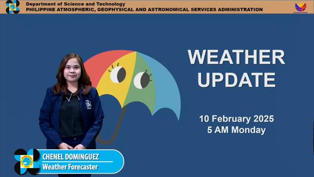 Public Weather Forecast issued at 4AM | February 10, 2025 - Monday