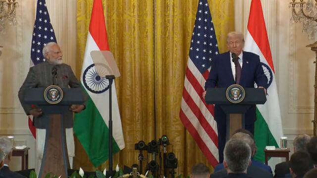 President Trump Hosts a Press Conference with Prime Minister Narendra Modi