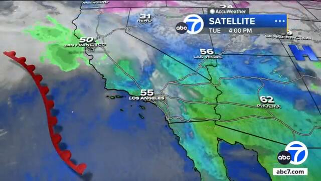 SoCal’s biggest storm of the year so far to slam region. Here’s a timeline