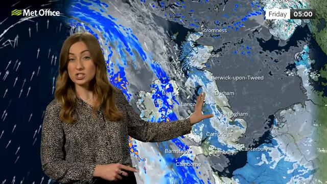 13/02/2025 – Rain moving in from the west– Evening Weather Forecast UK – Met Office Weather