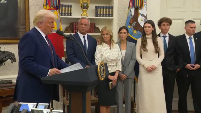 President Trump Participates in Swearing in Ceremony for the Secretary of Health and Human Services