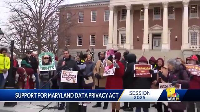 Rallygoers want to limit ICE access to immigrant data without warrant