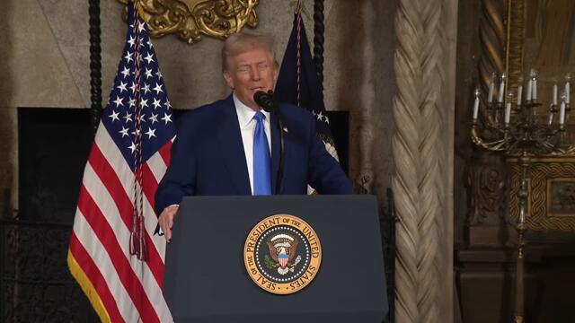 President Trump Signs Executive Orders at Mar-a-Lago, Feb. 18, 2025