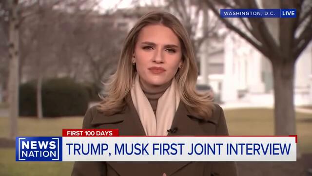 President Trump, Elon Musk sit for first TV interview | NewsNation Live