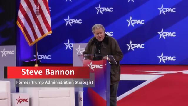 Steve Bannon's 'Salute' At CPAC Conference Resembles Elon Musk