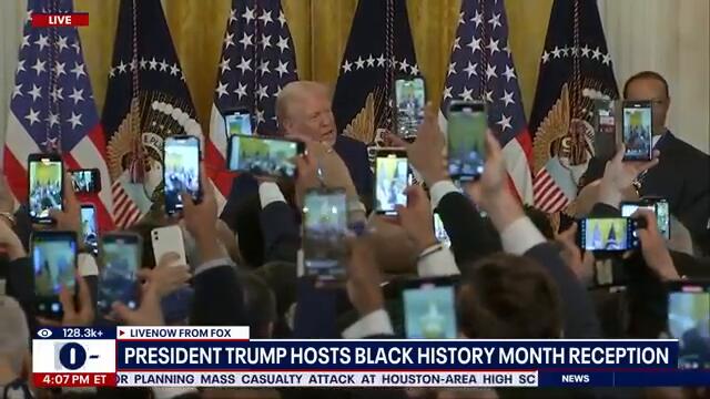 President Trumps hosts Black History Month reception  | LiveNOW from FOX