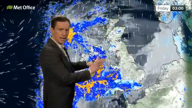 20/02/2025 – Rain and strong winds continue – Evening Weather Forecast UK – Met Office Weather