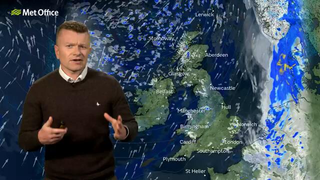 22/02/2025 – Dry and clear, turning cloudy – Evening Weather Forecast UK – Met Office Weather