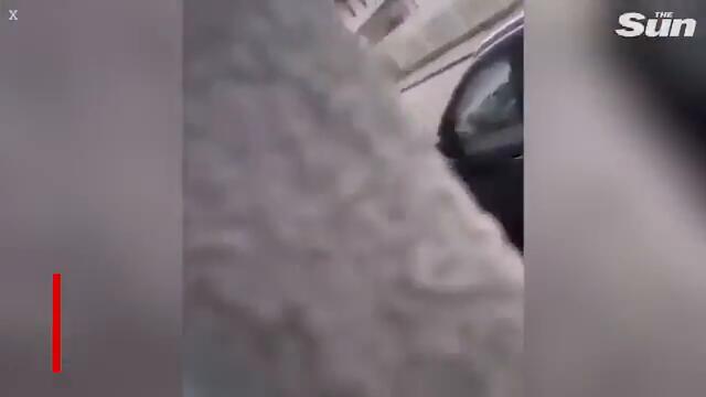 Moment 'terrorist' is tackled to the ground & arrested after deadly knife rampage