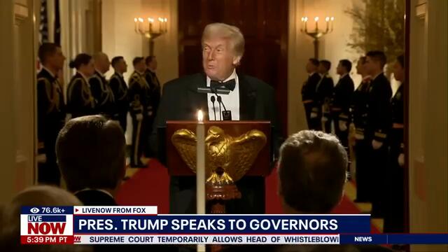 President Trump hosts GOP, Democratic governors at White House | LiveNOW from FOX