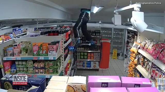 Thief Breaks Through Grocery Store Ceiling
