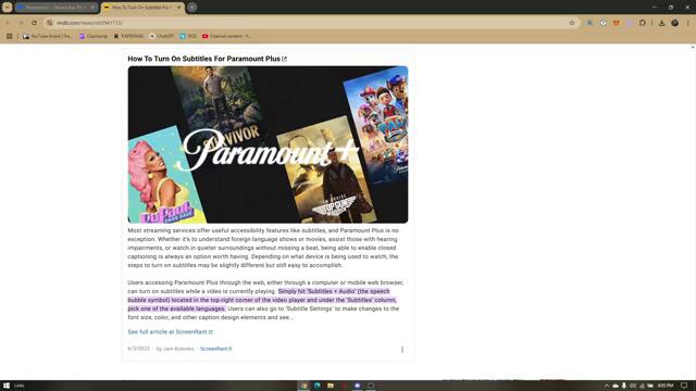 HOW TO TURN OFF SUBTITLES ON PARAMOUNT PLUS 2025! (FULL GUIDE)