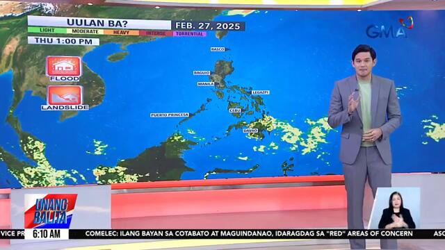 Maayos na panahon, aasahan ngayong araw sa Metro Manila - Weather update today | Unang Balita