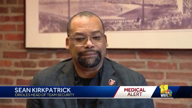 O's staffer happy to be alive after health scare