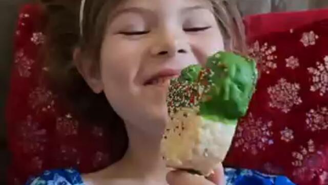 My daughter ate Mickey Mouse