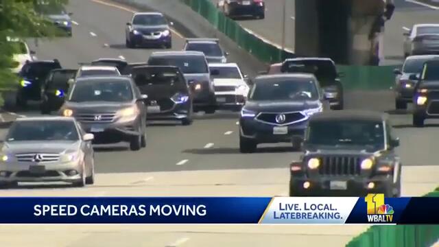 Baltimore City to move I-83 speed-enforcement cameras