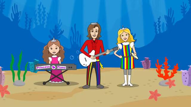 Swimming Down Below - LyricFind Kids ft. Murray Cook (The Original Red Wiggle) and Lizzie Mack