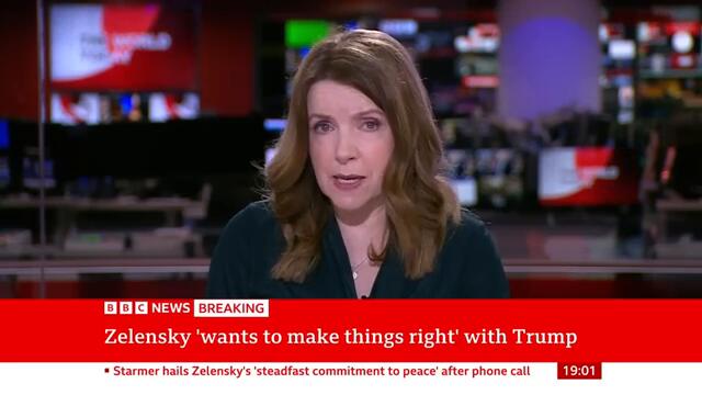 Ukrainian President Zelensky ‘wants to make things right’ with US President Trump | BBC News