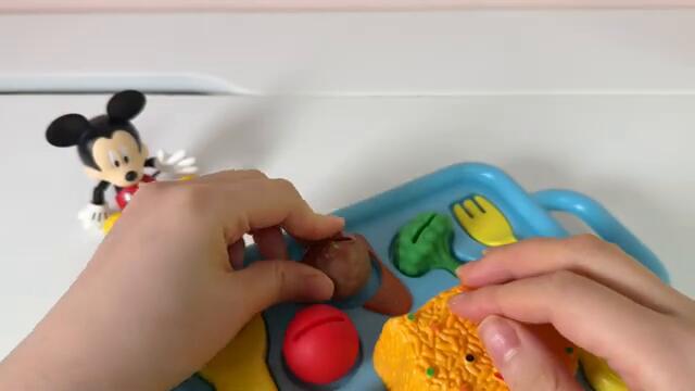 [Toy asmr] Mickey Mouse Eating and Potty Training💩 Satisfying Video