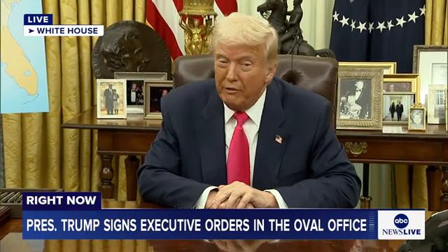 President Trump says U.S. is 'having discussions' with Hamas