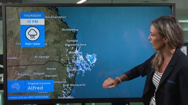 Severe Weather Update 6 March 2025: Tropical Cyclone Alfred update