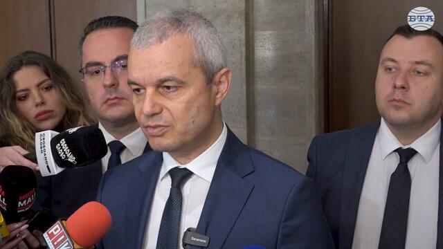 Костадин Костадинов: От вчера България се сдоби със своите политически затворници