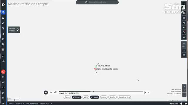 Oil tanker on fire after colliding with cargo ship just off UK coast