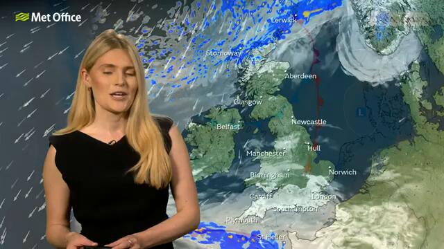 09/03/2025 – Largely cloudy, rain far north – Evening Weather Forecast UK – Met Office Weather