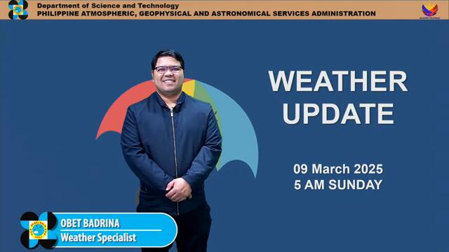Public Weather Forecast issued at 4AM | March 09, 2025 - Sunday