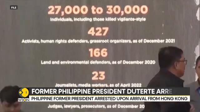 Philippines: Ex-President Rodrigo Duterte Arrested On ICC Charges For Crimes Against Humanity | WION