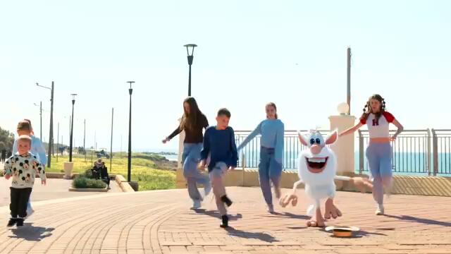 Booba - Learning Shuffle Dance Moves - Cartoon for kids