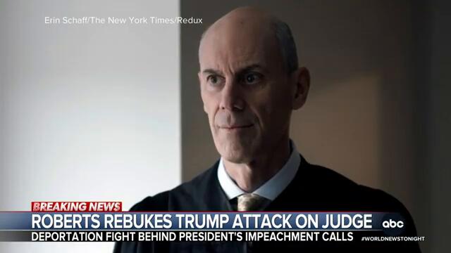 John Roberts delivers rare and extraordinary rebuke of President Trump