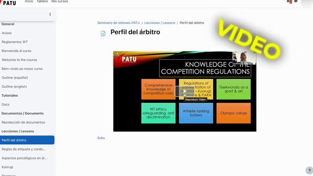 How to activate subtitles on the lessons