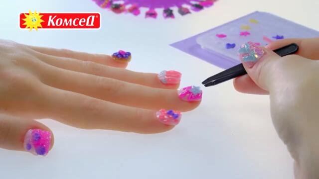3D маникюр  Nail a Peel    КОМСЕД