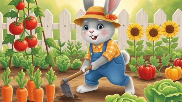 Зайко Градинаря..Весело Детско Стихче