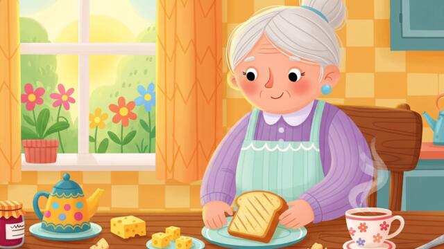 РАНОБУДНАТА БАБА.Весело Детско Стихче