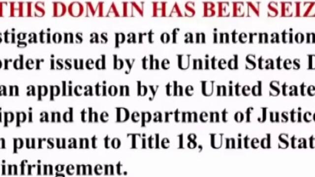 Трите най-големи сайта за пиратско съдържание, базирани на територията на България  бяха спрени.