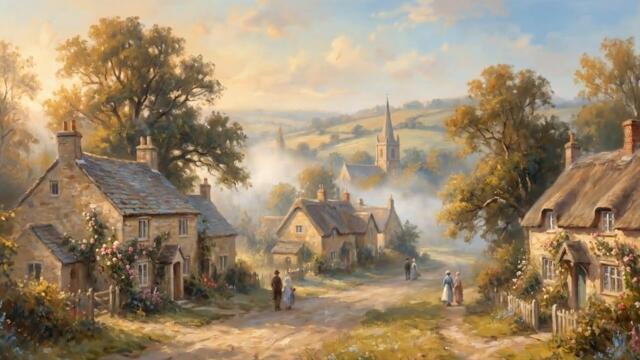 Един прекрасен ден във викторианско английско село (Визуална поема)