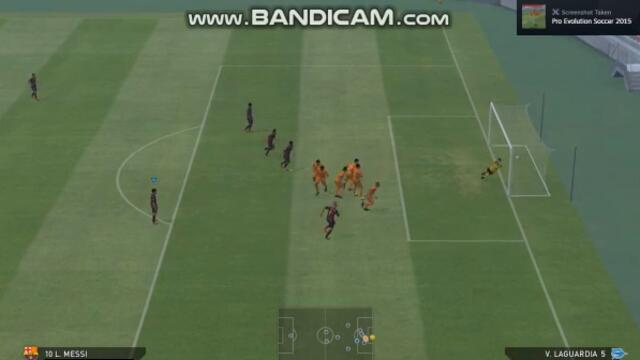 PES 2015: Фаул с Меси
