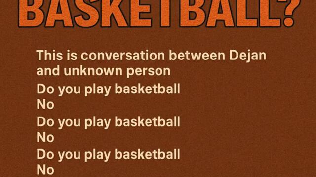 Do you play basketball - (2025)