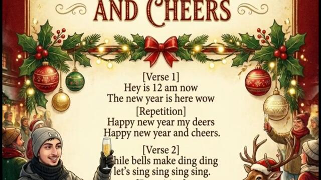 Happy New Year And Cheers - (2025)